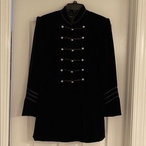 Marc Jacobs Women's Velvet Military Style Mid